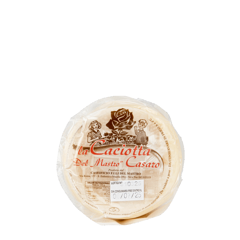 Caciotta “Del Mastro” Casaro - Caseificio Fratelli del Mastro - 370 g